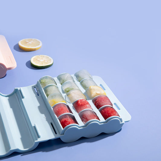 Silicone Ice Tray Ice Box Homemade Food Supplement to Make Ice Hockey Artifact Household Kitchen